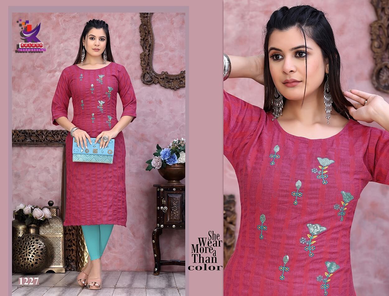 Kalash Royal Queen Ethnic Wear Wholesale Designer Embroidery Kurtis